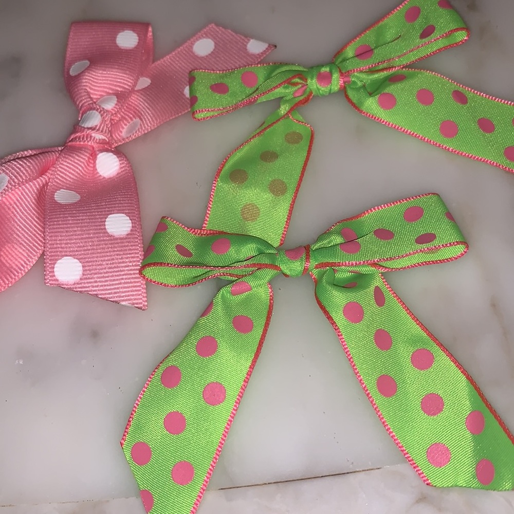 Tub - lot of lots of grosgrain Small Bows NWOT - Picture 3 of 6